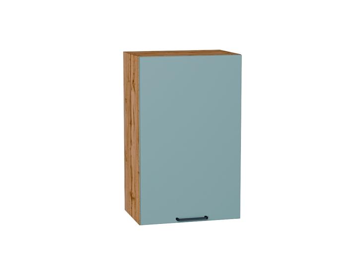 Шкаф верхний Флэт 450 Grey-green In 2S / Дуб Вотан