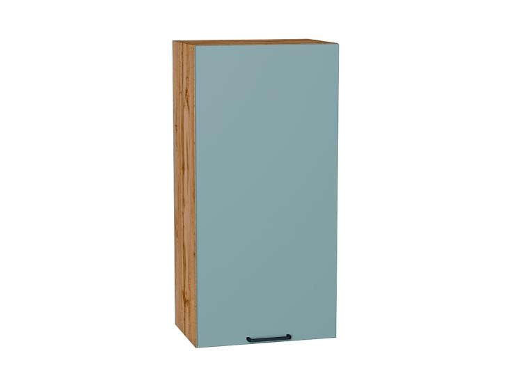 Шкаф верхний Флэт 450Н Grey-green In 2S / Дуб Вотан