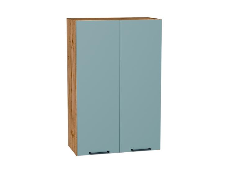 Шкаф верхний Флэт 600Н Grey-green In 2S / Дуб Вотан