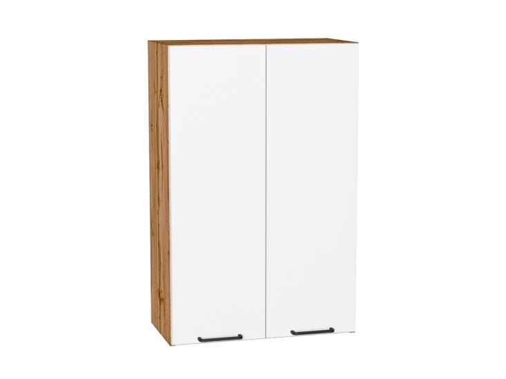 Шкаф верхний Флэт 600Н White In 2S / Дуб Вотан