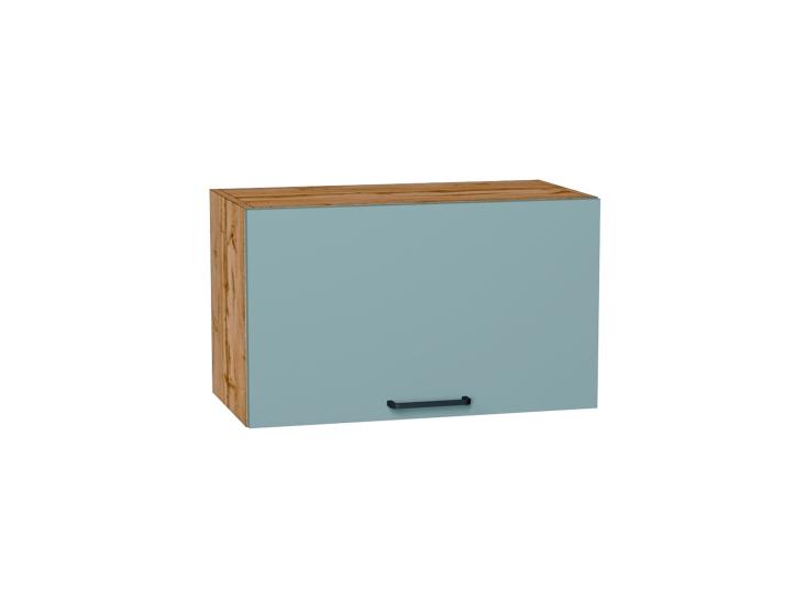 Шкаф верхний горизонтальный Флэт 600 Grey-green In 2S / Дуб Вотан