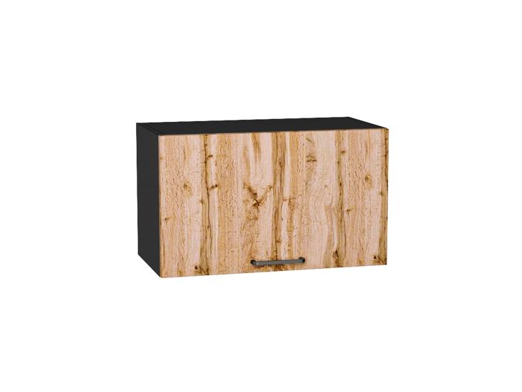 Шкаф верхний горизонтальный Флэт 600 Wotan Oak 2S / Graphite