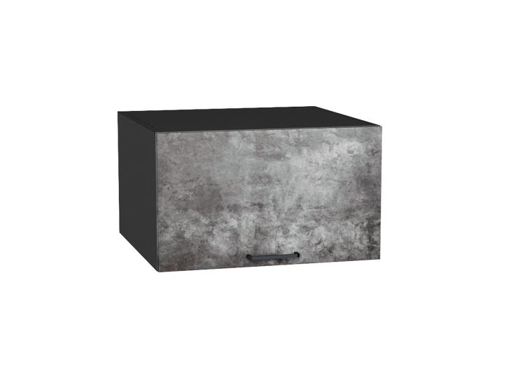 Шкаф верхний горизонтальный с увеличенной глубиной Флэт 610 Temple Stone 2S / Graphite