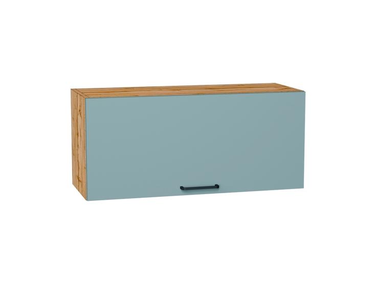 Шкаф верхний горизонтальный Флэт 800 Grey-green In 2S / Дуб Вотан