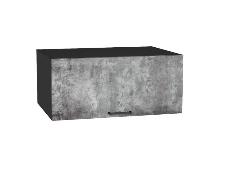 Шкаф верхний горизонтальный с увеличенной глубиной Флэт 810 Temple Stone 2S / Graphite