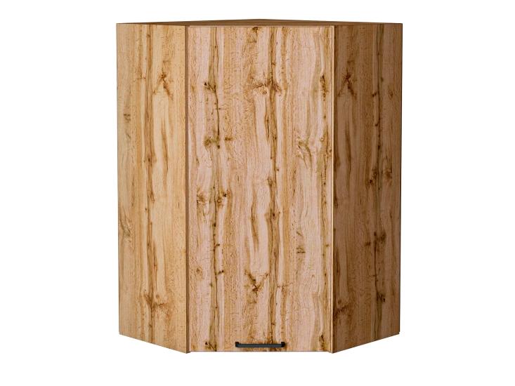 Шкаф верхний угловой Флэт 590Н Wotan Oak 2S / Дуб Вотан