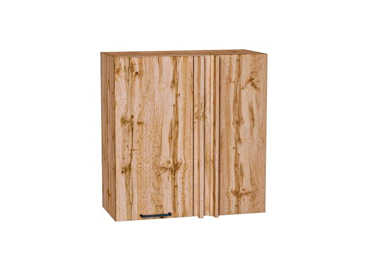 Шкаф верхний прямой угловой Флэт 700 Wotan Oak 2S / Дуб Вотан