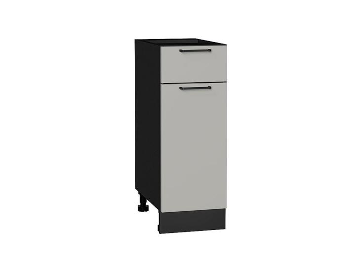 Шкаф нижний с 1 ящиком Флэт 300 Light Grey In 2S / Graphite