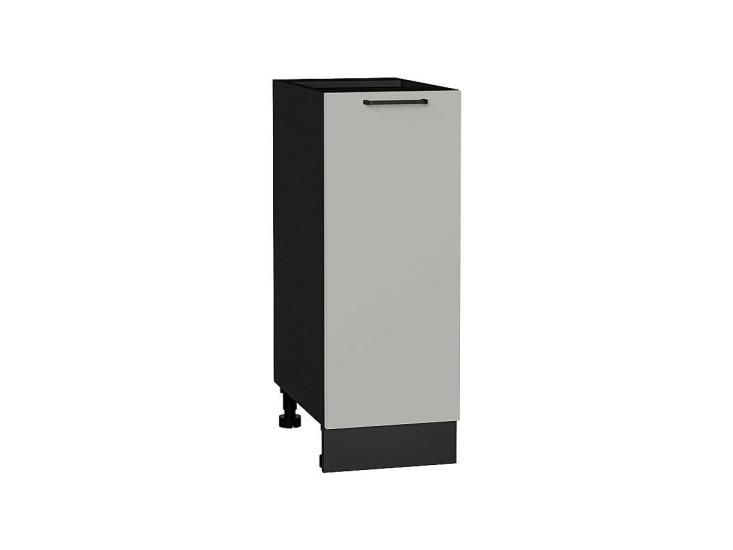 Шкаф нижний Флэт 300 Light Grey In 2S / Graphite