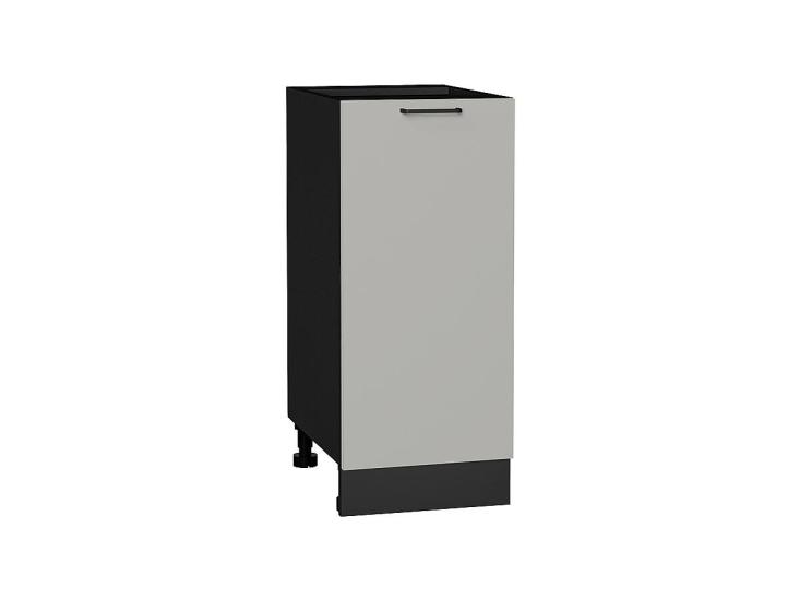Шкаф нижний Флэт 350 Light Grey In 2S / Graphite