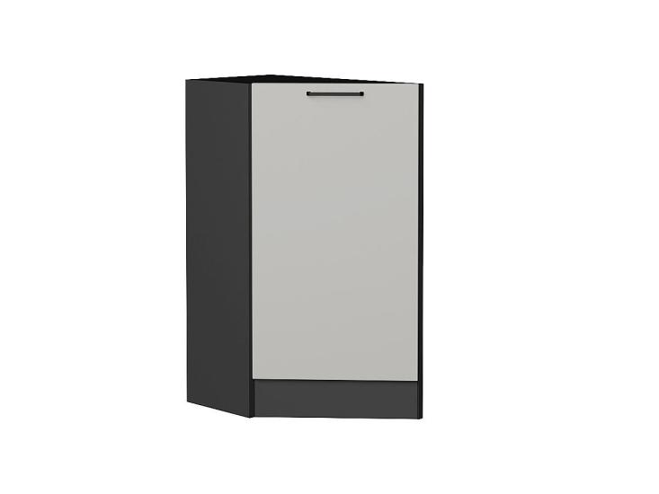 Шкаф нижний торцевой Флэт 300 (прав.) Light Grey In 2S / Graphite