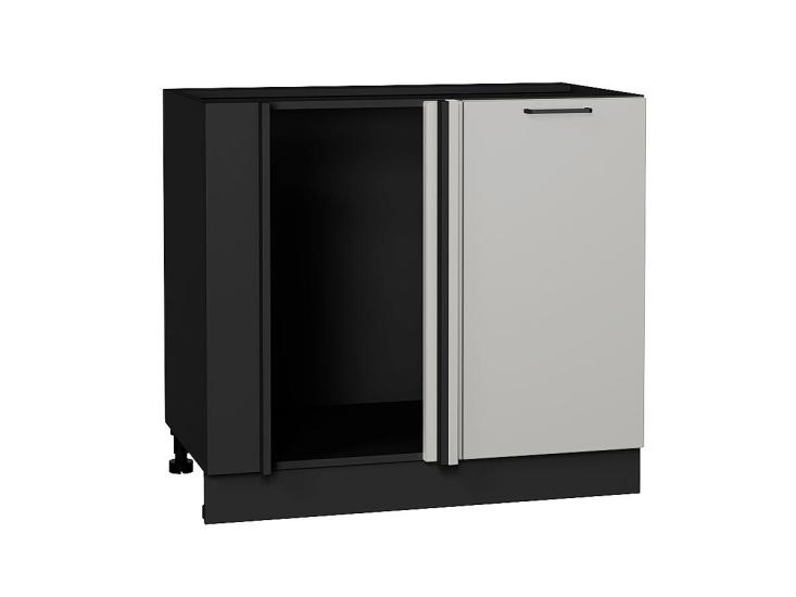 Шкаф нижний угловой Флэт 990М Light Grey In 2S / Graphite