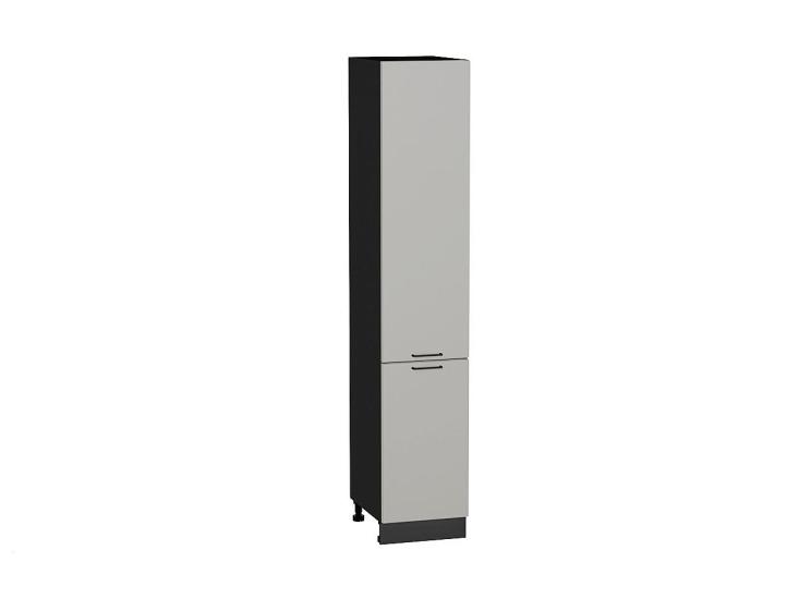 Шкаф пенал Флэт 400 (для верхних шкафов 720) Light Grey In 2S / Graphite