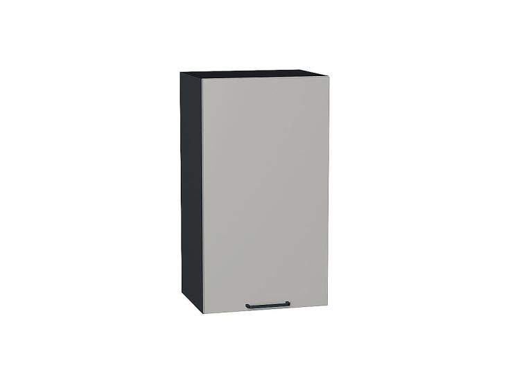 Шкаф верхний Флэт 400 Light Grey In 2S / Graphite