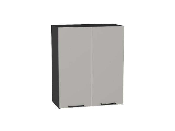 Шкаф верхний Флэт 600 Light Grey In 2S / Graphite
