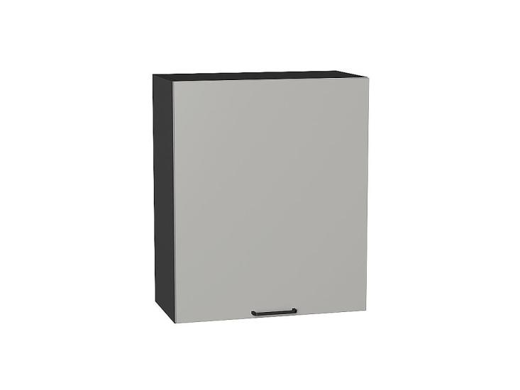 Шкаф верхний Флэт 600М Light Grey In 2S / Graphite