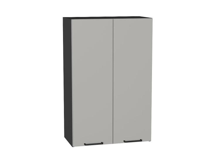 Шкаф верхний Флэт 600Н Light Grey In 2S / Graphite