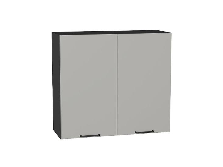 Шкаф верхний Флэт 800 Light Grey In 2S / Graphite