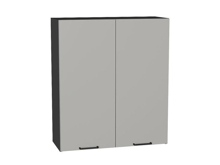 Шкаф верхний Флэт 800Н Light Grey In 2S / Graphite
