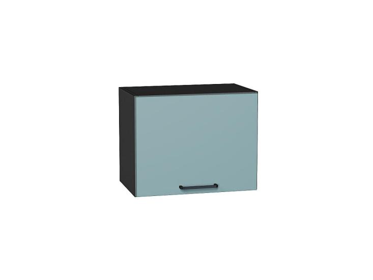 Шкаф верхний горизонтальный Флэт 450 Grey-green In 2S / Graphite