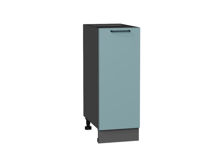 Шкаф нижний Флэт 300 Grey-green In 2S / Graphite