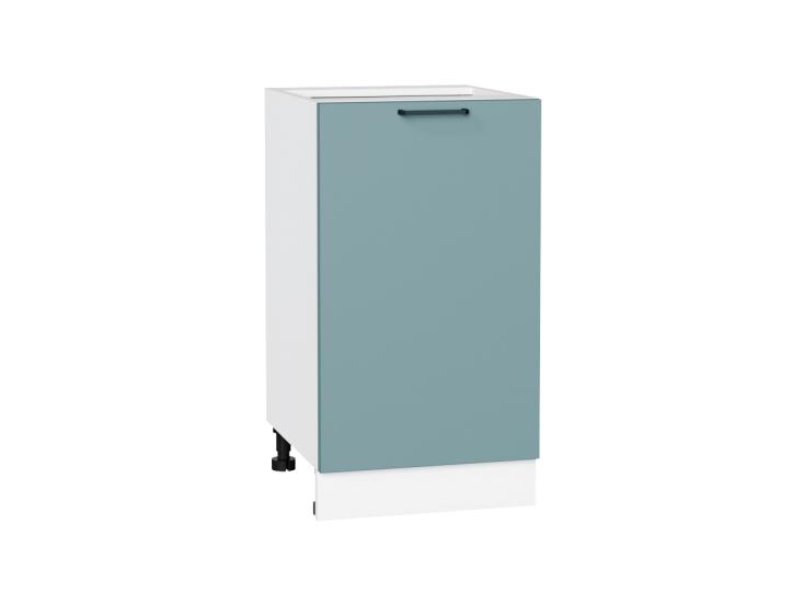 Шкаф нижний Флэт 450 Grey-green In 2S / Белый