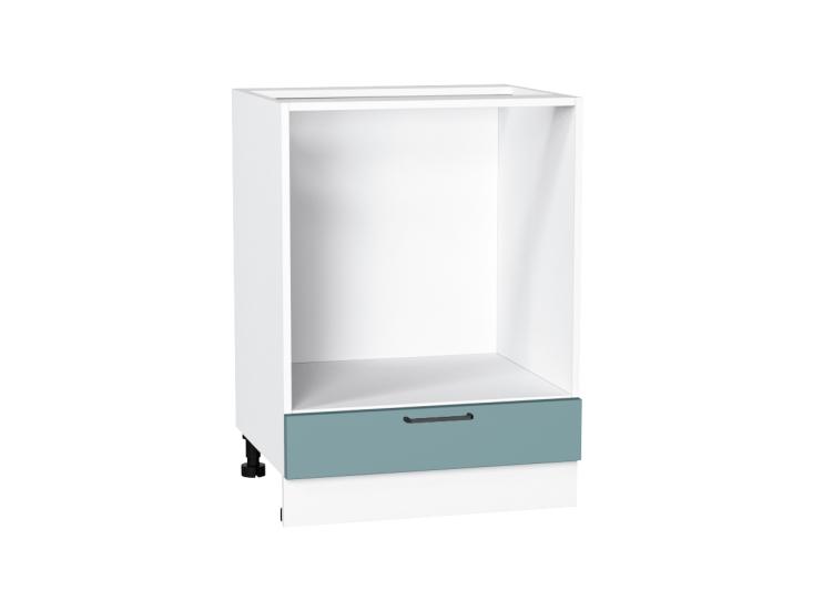 Шкаф под духовку Флэт 600 Grey-green In 2S / Белый