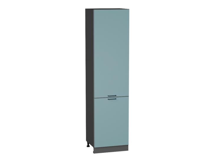 Шкаф пенал Флэт 600Н (для верхних шкафов 920) Grey-green In 2S / Graphite