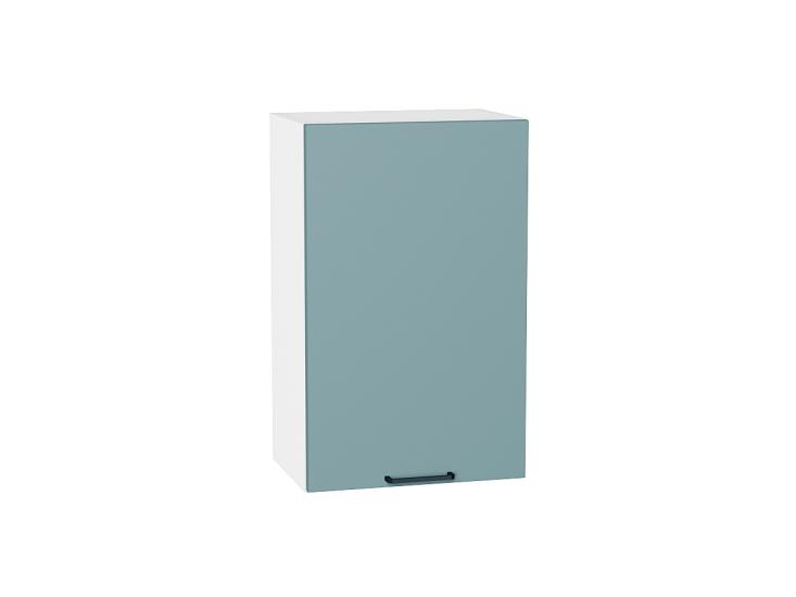 Шкаф верхний Флэт 450 Grey-green In 2S / Белый