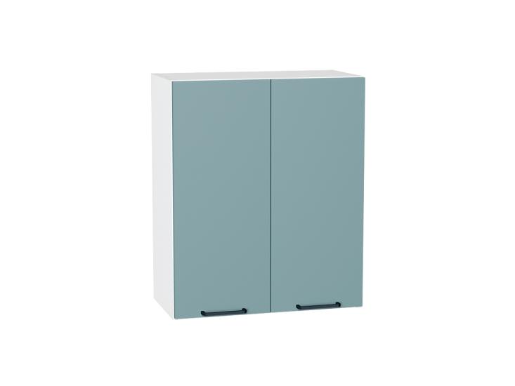 Шкаф верхний Флэт 600 Grey-green In 2S / Белый