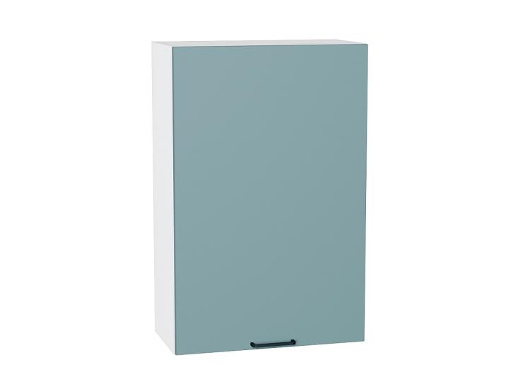 Шкаф верхний Флэт 600МН Grey-green In 2S / Белый
