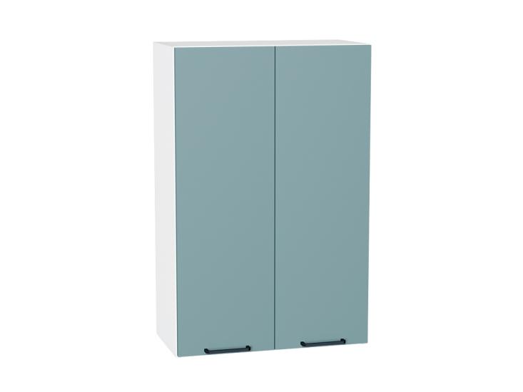 Шкаф верхний Флэт 600Н Grey-green In 2S / Белый