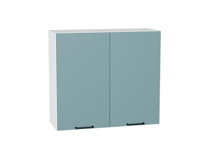 Шкаф верхний Флэт 800 Grey-green In 2S / Белый