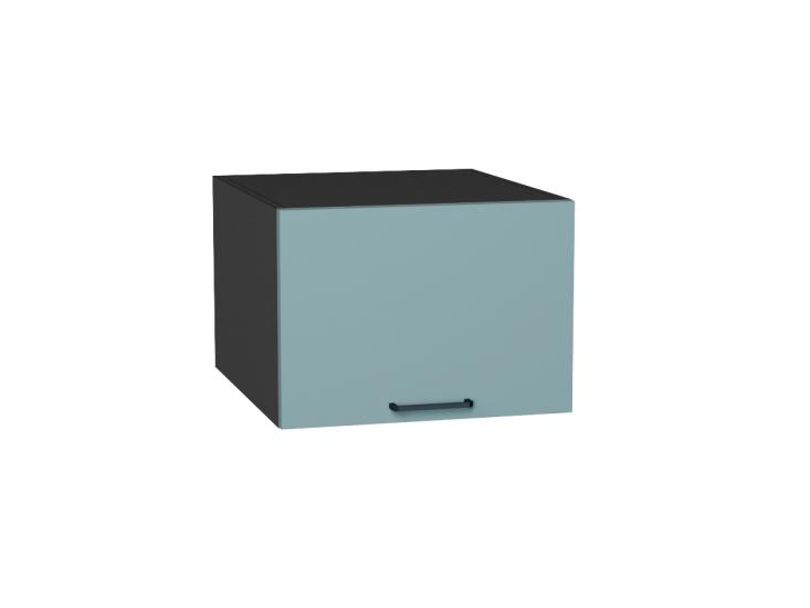 Шкаф верхний горизонтальный с увеличенной глубиной Флэт 510 Grey-green In 2S / Graphite