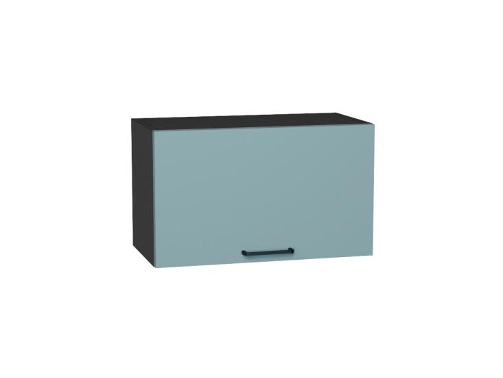 Шкаф верхний горизонтальный Флэт 600 Grey-green In 2S / Graphite