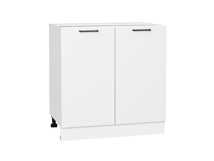 Шкаф нижний Флэт 800 White In 2S / Белый