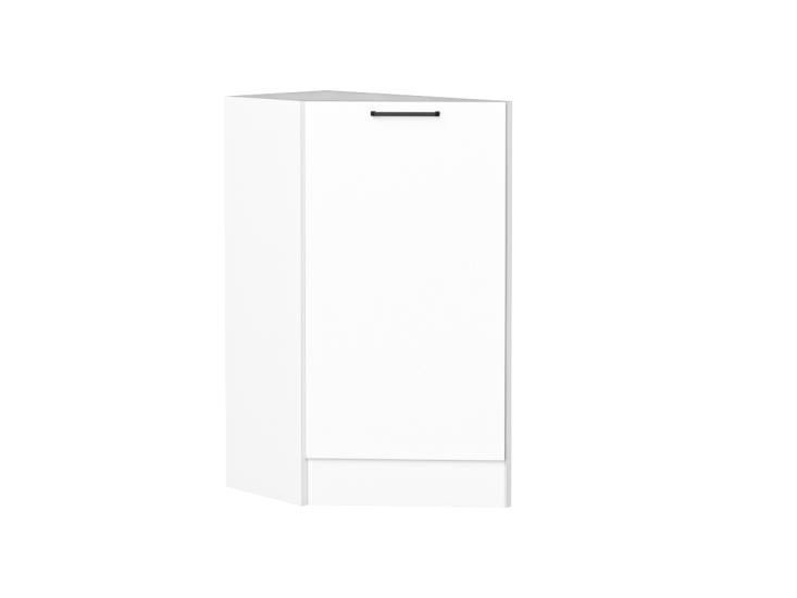 Шкаф нижний торцевой Флэт 300 (прав.) White In 2S / Белый