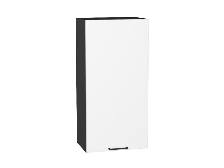 Шкаф верхний Флэт 450Н White In 2S / Graphite