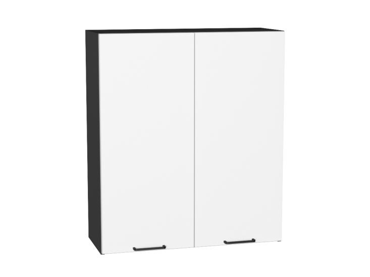 Шкаф верхний Флэт 800Н White In 2S / Graphite