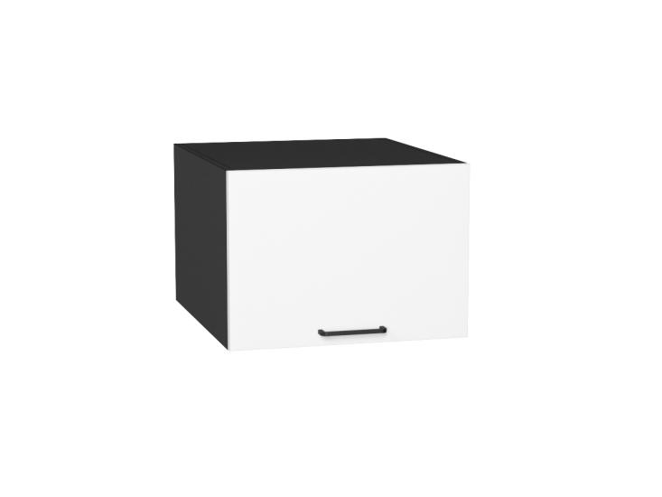 Шкаф верхний горизонтальный с увеличенной глубиной Флэт 510 White In 2S / Graphite