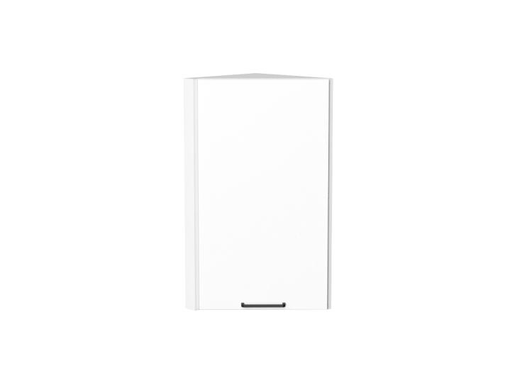 Шкаф верхний торцевой Флэт 300 White In 2S / Белый