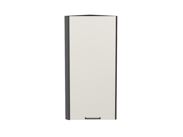 Шкаф верхний торцевой Флэт 300Н Cashmere In 2S / Graphite
