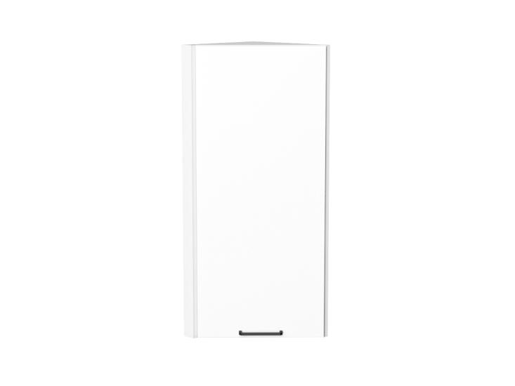 Шкаф верхний торцевой Флэт 300Н White In 2S / Белый