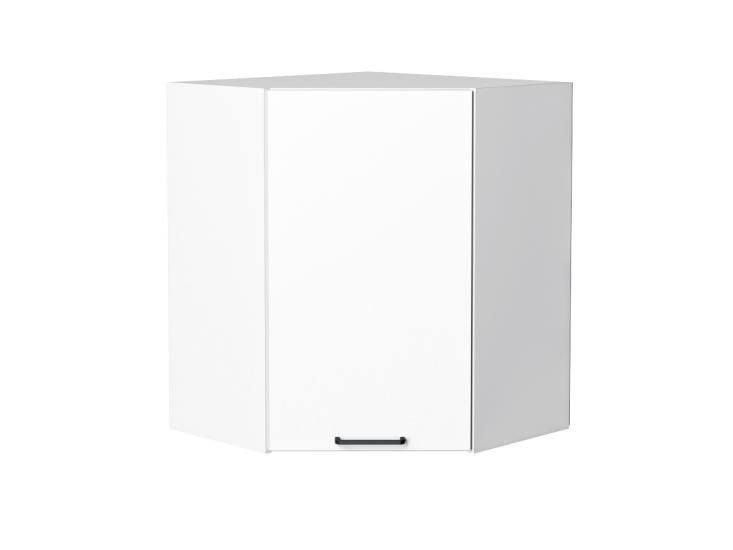 Шкаф верхний угловой Флэт 590 White In 2S / Белый