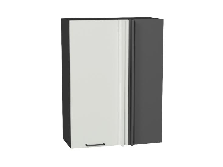 Шкаф верхний прямой угловой Флэт 700Н Cashmere In 2S / Graphite
