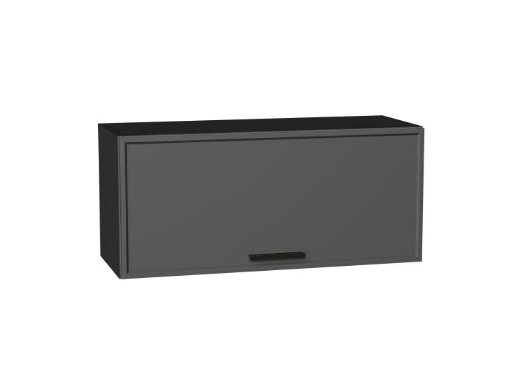 Шкаф верхний горизонтальный Фрейм 800 Stormy Silk / Graphite