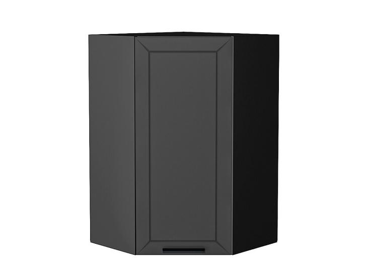 Шкаф верхний угловой Глетчер 590Н Маренго Силк / Graphite