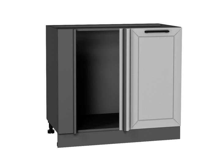 Шкаф нижний угловой Глетчер 990М Гейнсборо Силк / Graphite