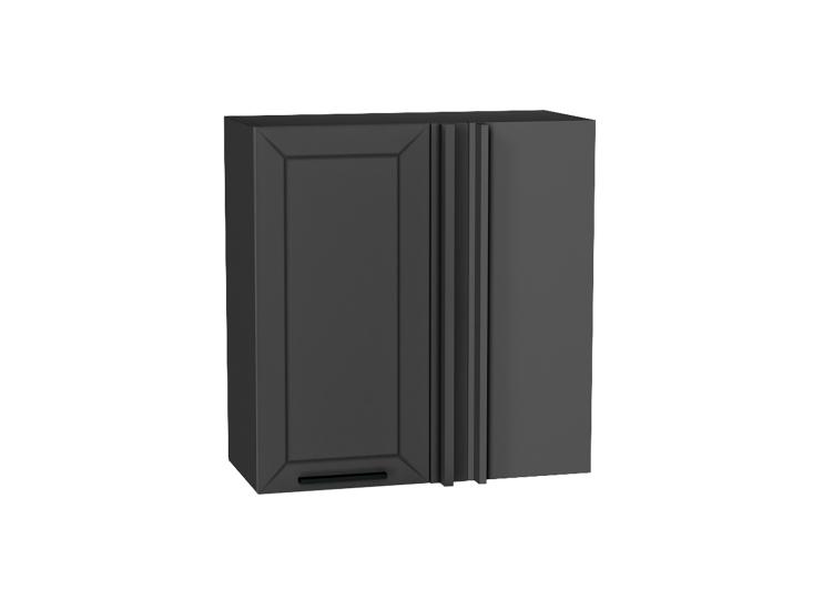 Шкаф верхний прямой угловой Глетчер 700 Маренго Силк / Graphite