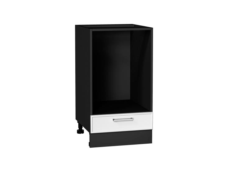 Шкаф под духовку Квадро 450 Белый / Graphite